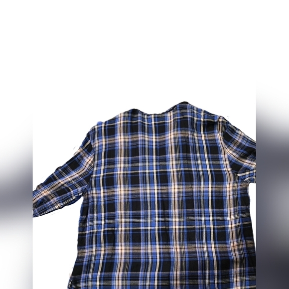 Express, Size S, Purplish Plaid Longsleeve Button-up (USE FOR FABRIC) - Picture 6 of 11